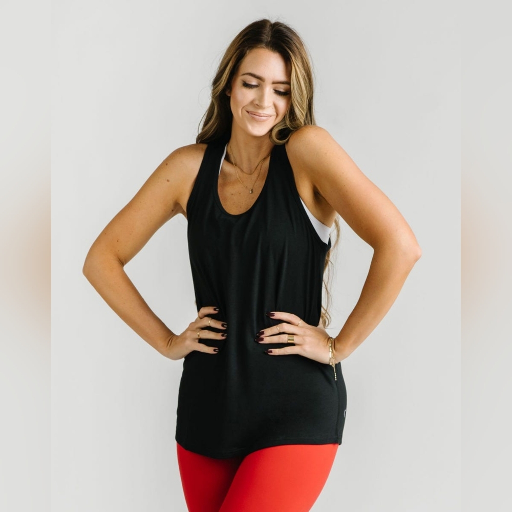 XS EUC ZYIA black twist tank
